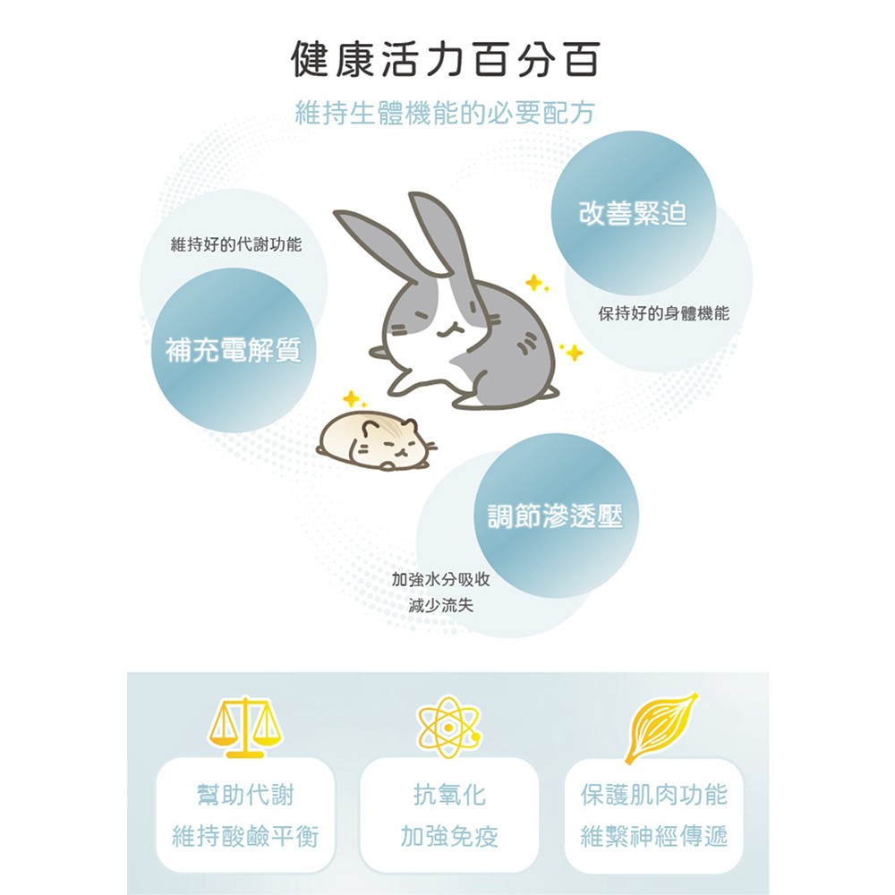 SINGEN 信元發育寶 鼠貂兔用運動補充營養配方-60g/罐-哈密瓜風味 小寵物保健食品 小寵物保健 特寵保健 礦力寶
